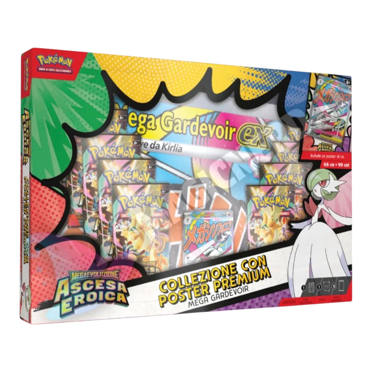 Collezione Ascesa Eroica con Poster Premium Mega Gardevoir (IT)