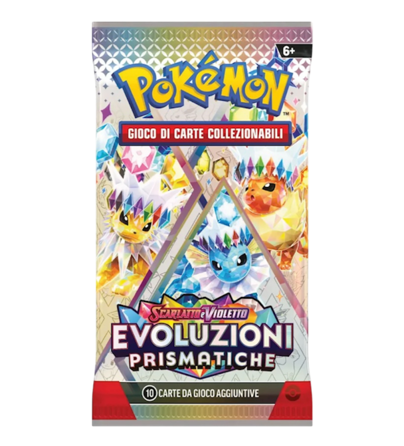 BUSTINA EVOLUZIONI PRISMATICHE SCARLATTO E VIOLETTO - ITA