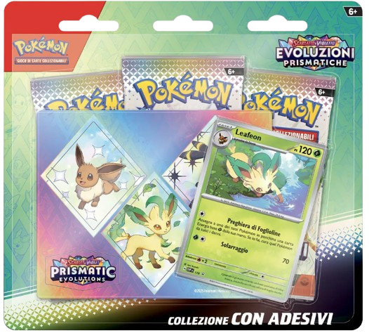 COLLEZIONE EVOLUZIONI PRISMATICHE CON ADESIVO LEAFEON - ITA