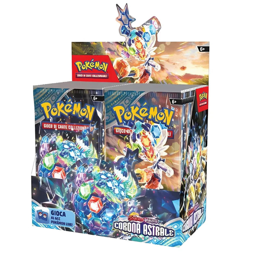 Display 36 buste Corona Astrale Scarlatto e Violetto (ITA)