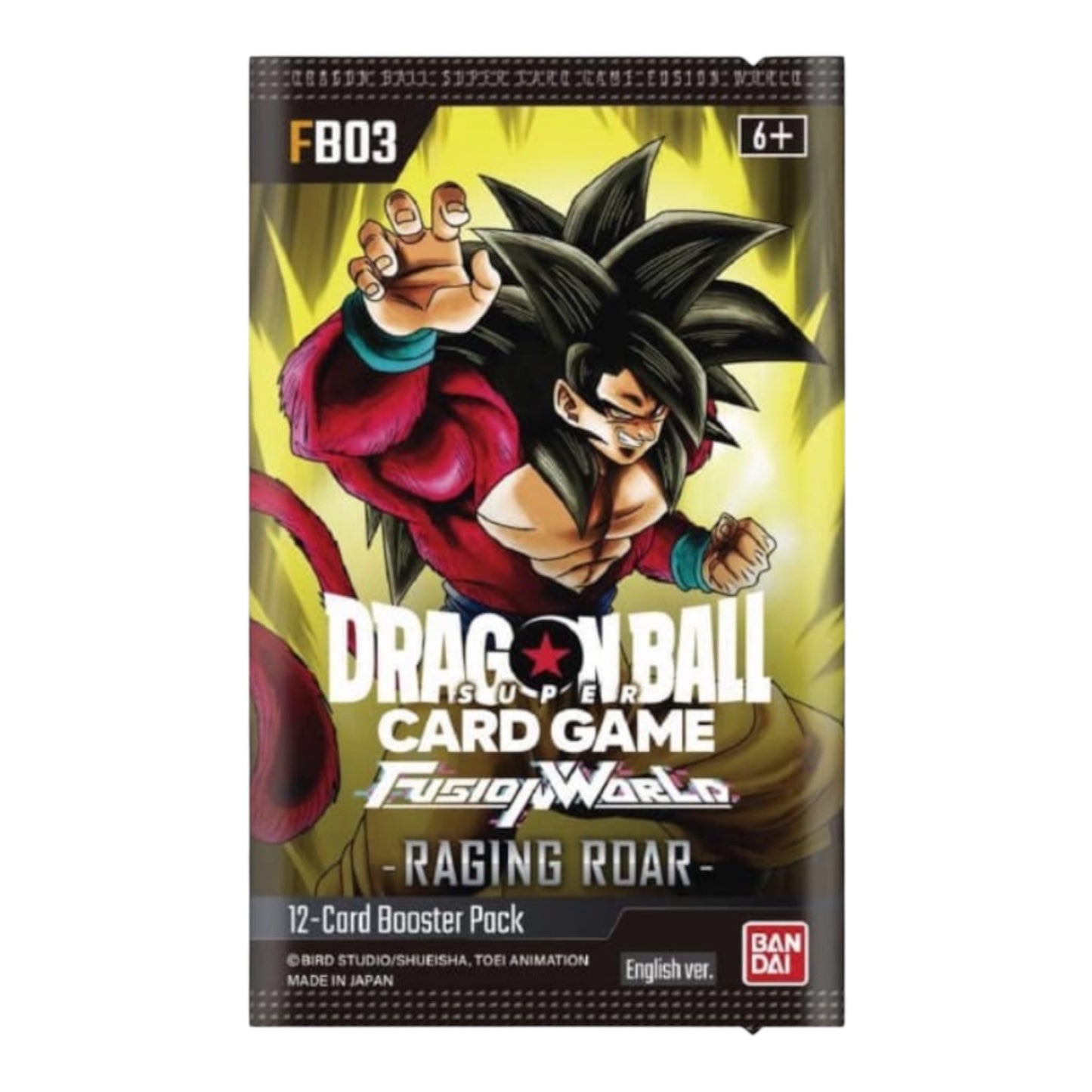 Dragon Ball Super Card Game Fusion World - Bustina Raging Roar FB-03 (Eng)
